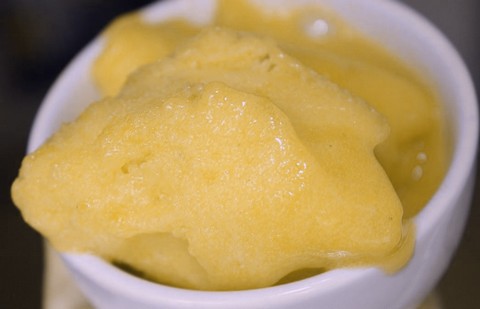 Light Yellow jurabalsam vinegar Sorbet